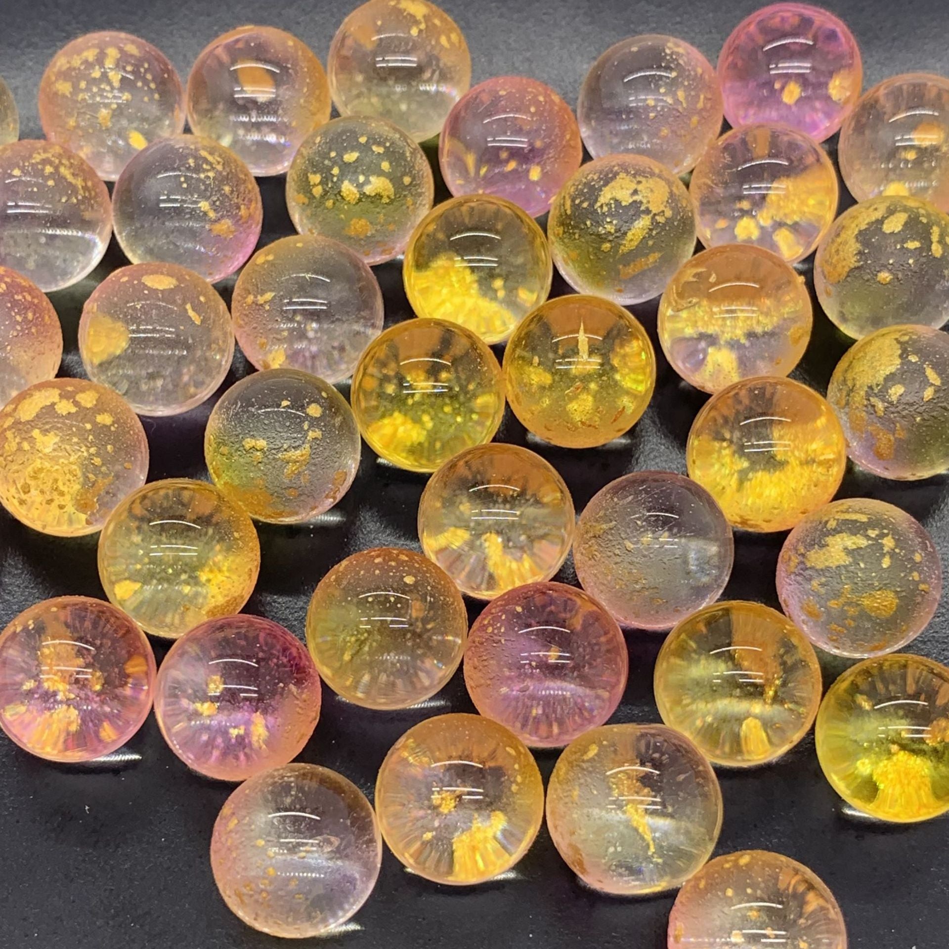 Wholesale 50pcs/pack 12mm Unperforated Glass Beads